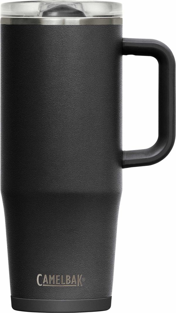 Am image of a Custom CamelBak Thrive Leak Proof Mug 32oz in Black!
