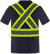 Am image of a Custom Canada Sportswear Primeguard Hi Vis Shirt in Navy!