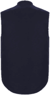 Am image of a Custom Canada Sportswear Ram Adult Cotton Canvas Vest with Sherpa Lining in Navy!