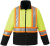 An image of a Custom Canada Sportswear Zircon Cotton Canvas Reversible to Polyester Hi Vis Insulated Jacket Vendor!
