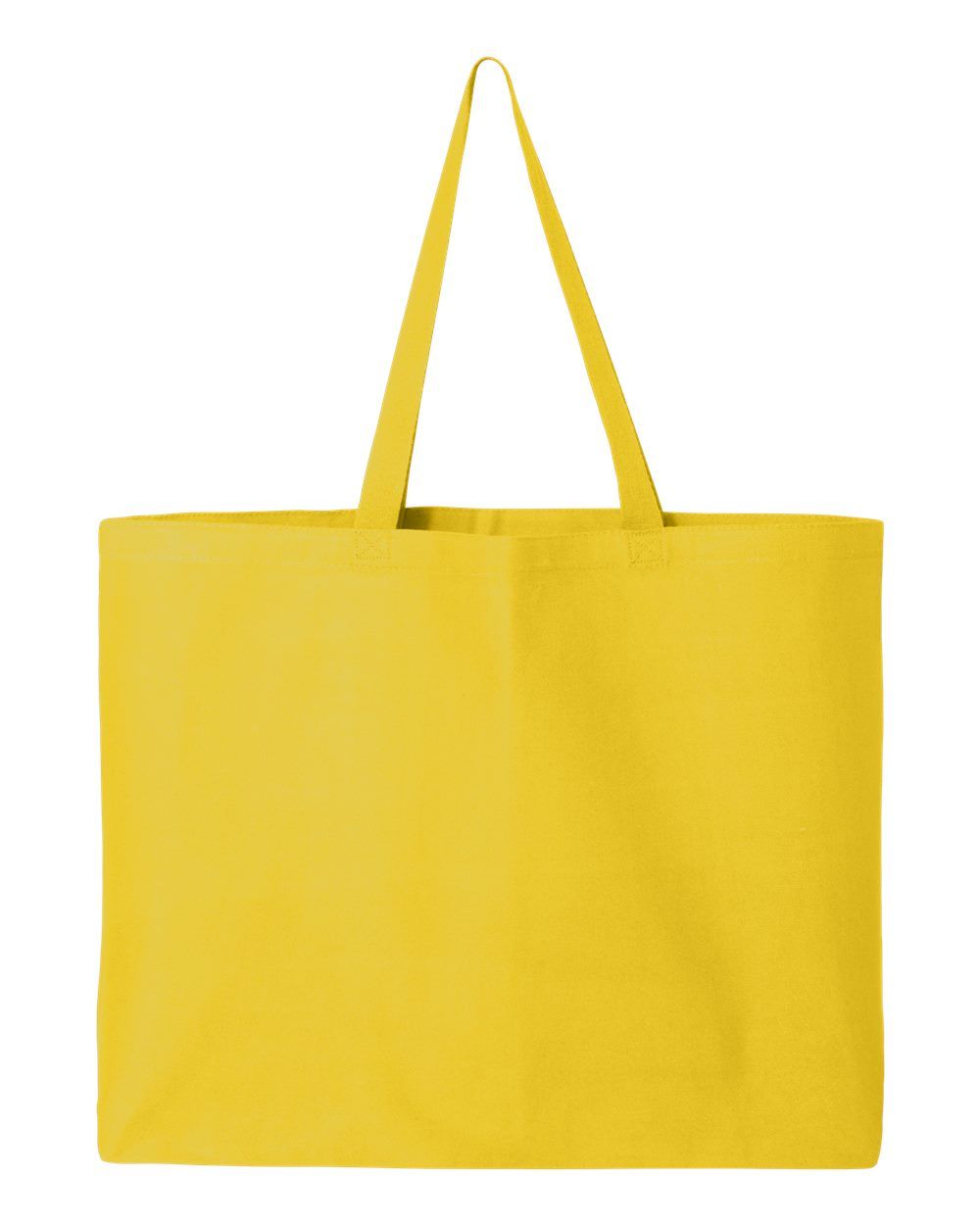 Canvas Thick Gusseted Jumbo Tote in Yellow