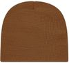 Am image of a Custom Cap America USA Made Beanie in Cider!