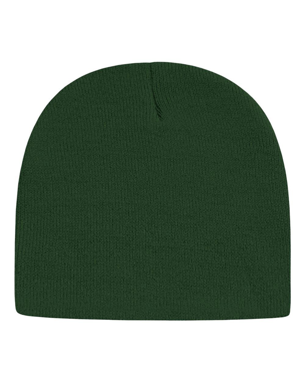 Cap America USA Made Beanie in Forest Green