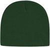 Am image of a Custom Cap America USA Made Beanie in Forest Green!