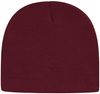 Am image of a Custom Cap America USA Made Beanie in Maroon!