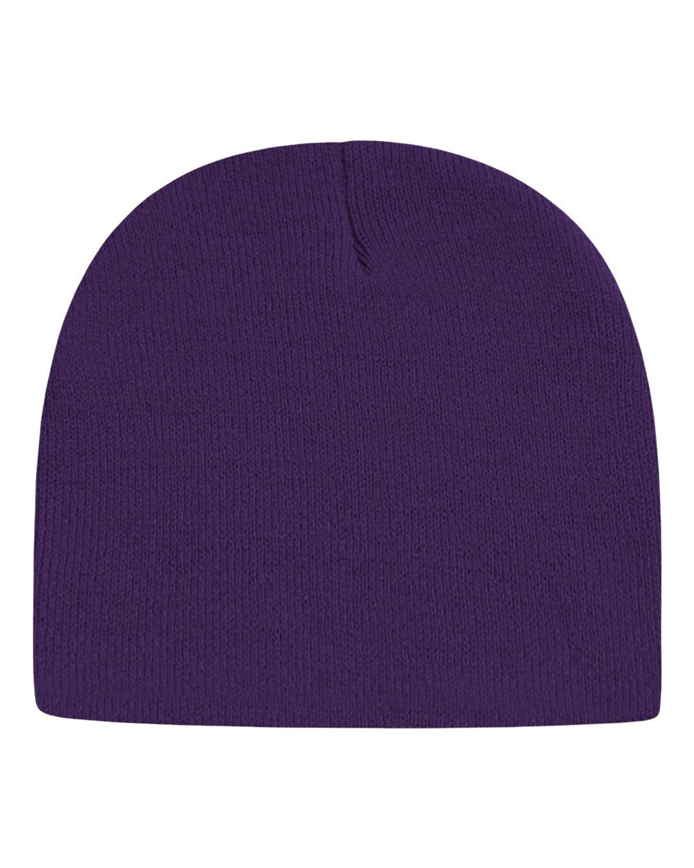 Cap America USA Made Beanie in Purple
