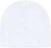 Am image of a Custom Cap America USA Made Beanie in White!