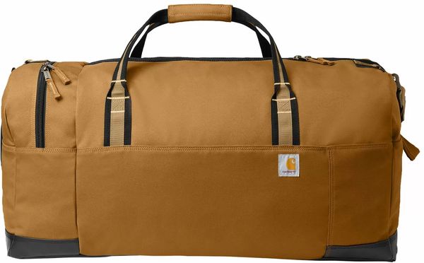 An image of a Custom Carhartt 120L Foundry Series Duffel in Brown!