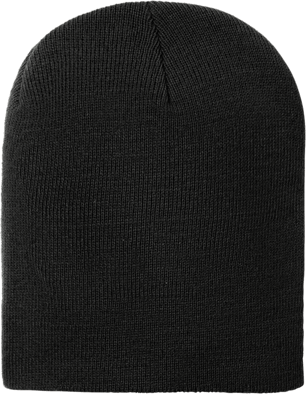 An image of a Custom Carhartt Acrylic Knit Hat in Black!