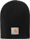 An image of a Custom Carhartt Acrylic Knit Hat in Black!