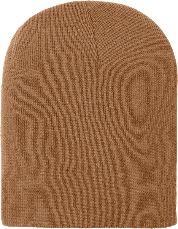 An image of a Custom Carhartt Acrylic Knit Hat in Carhartt Brown!