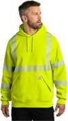 An image of a Custom Carhartt ANSI 107 Class 3 Hooded Sweatshirt!