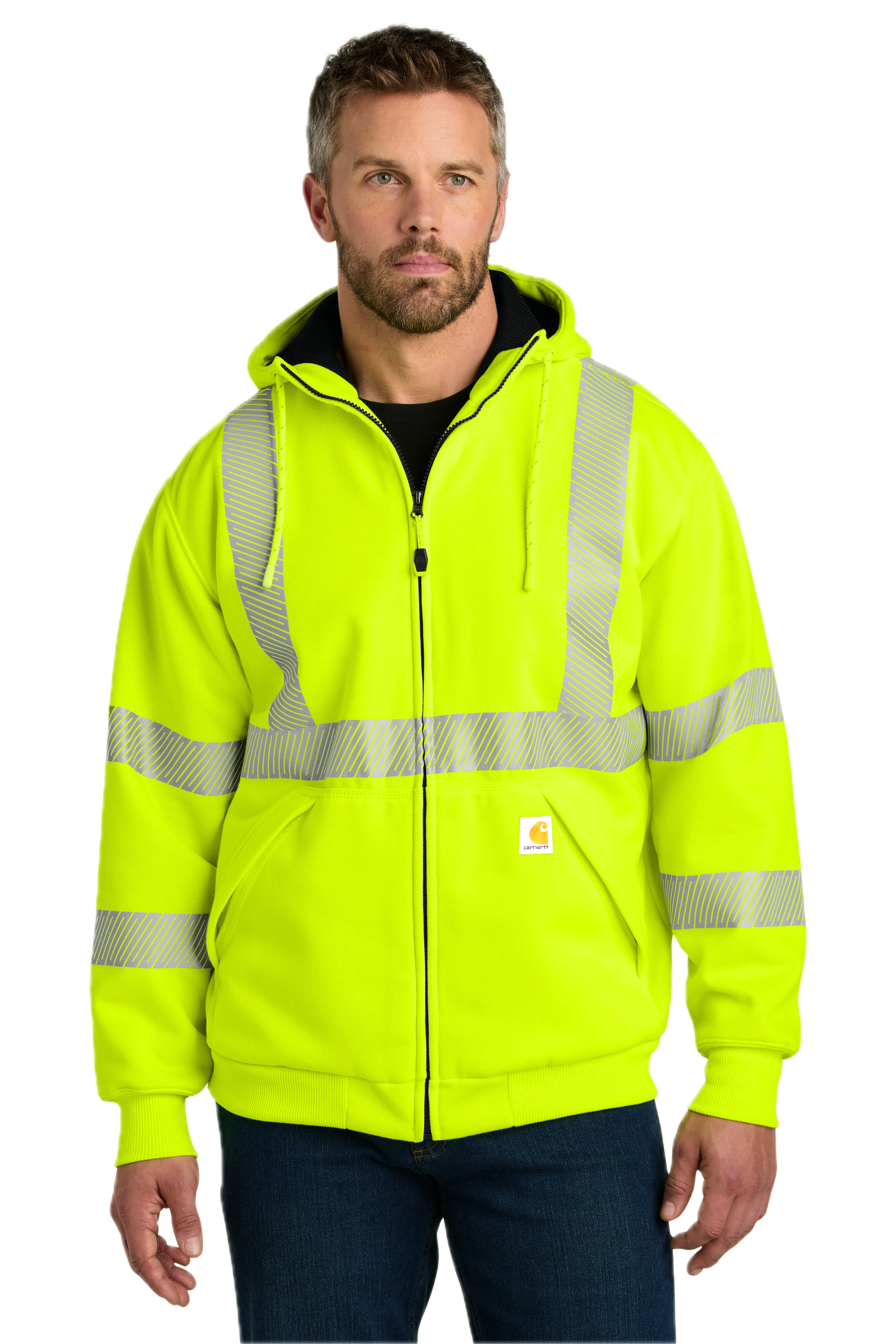 Carhartt ANSI 107 Class 3 Lined Full Zip Sweatshirt