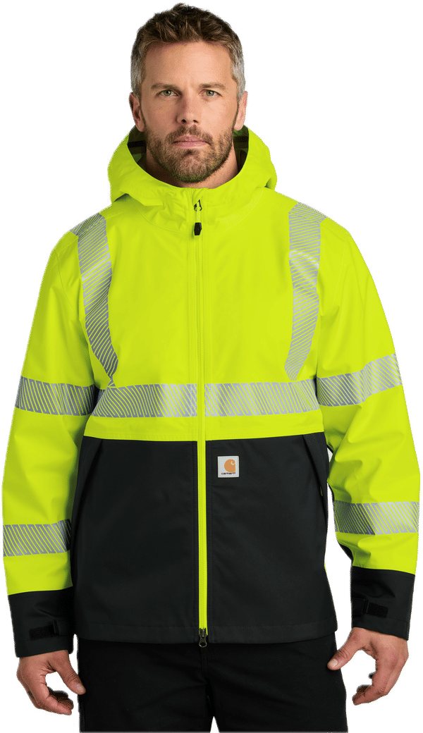 An image of a Custom Carhartt ANSI 107 Class 3 Storm Defender Jacket!