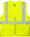 Am image of a Custom Carhartt ANSI Class 2 Mesh Zip Front Vest in Brite Lim!