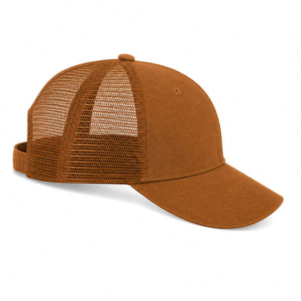 An image of a Custom Carhartt Canvas Mesh Back Cap in Carhartt Brown!