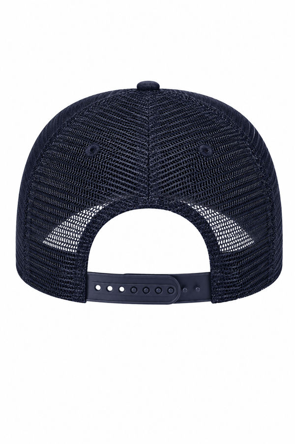 An image of a Custom Carhartt Canvas Mesh Back Cap in Navy!