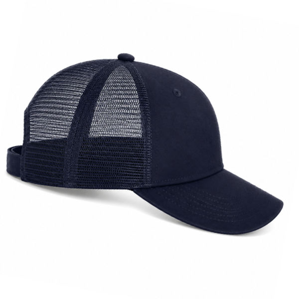 An image of a Custom Carhartt Canvas Mesh Back Cap in Navy!