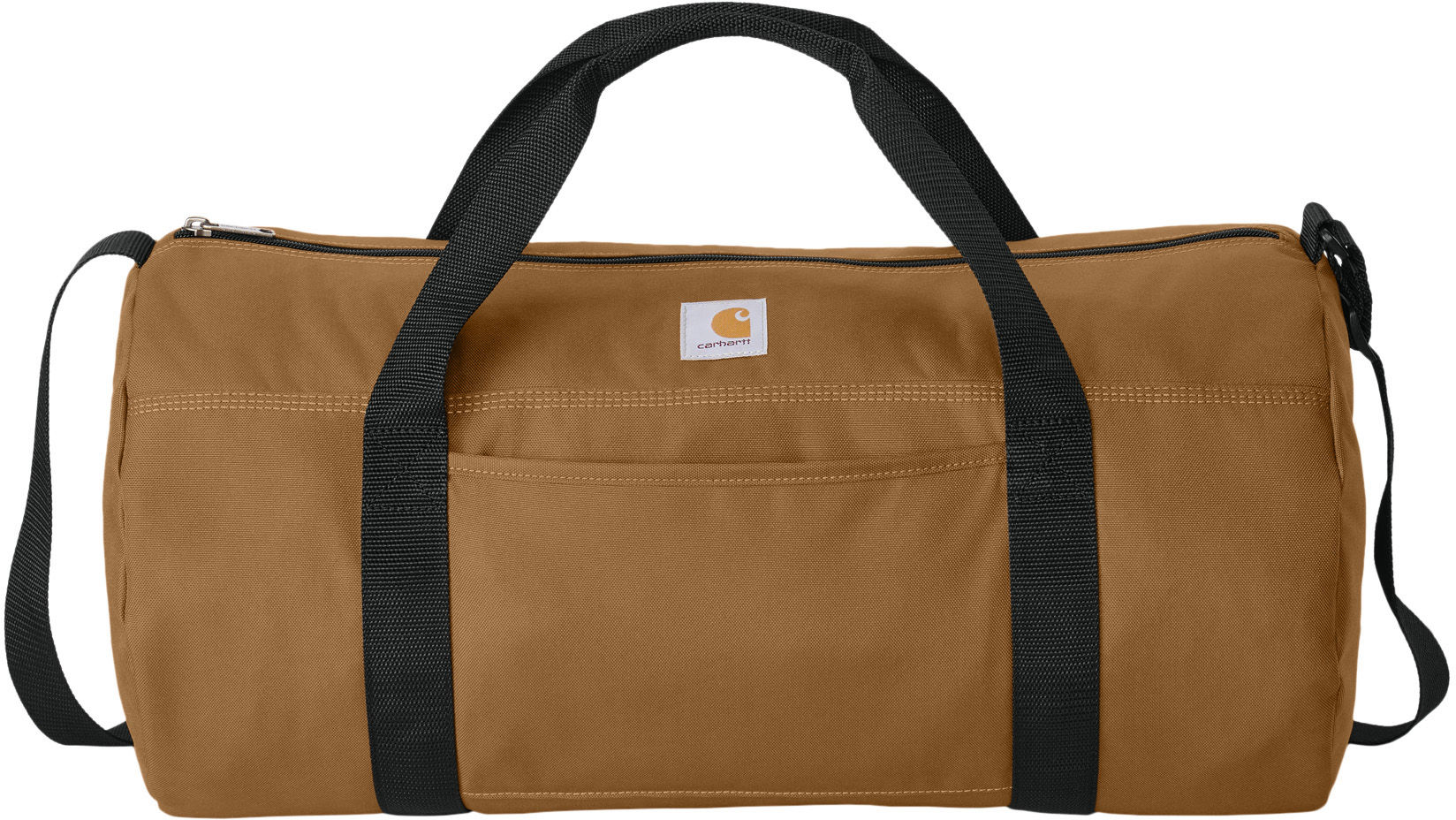 Carhartt Canvas Packable Duffel with Pouch in Carhartt Brown