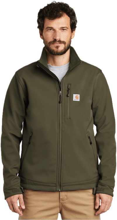 Custom Carhartt Crowley Soft Shell Jacket Coastal Reign