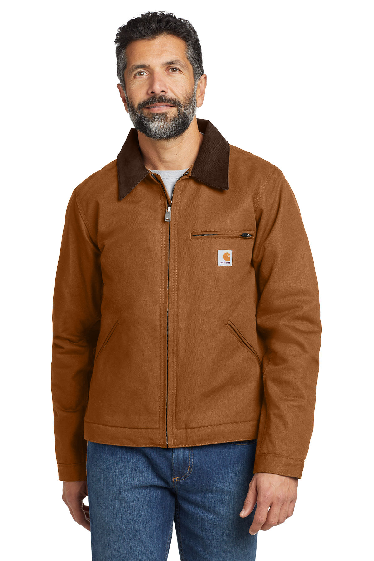 Custom Carhartt Duck Detroit Jacket Coastal Reign