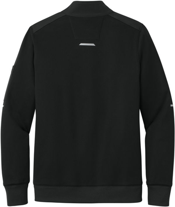 An image of a Custom Carhartt FLD & RSCU One Half Zip Mid Layer in Black!