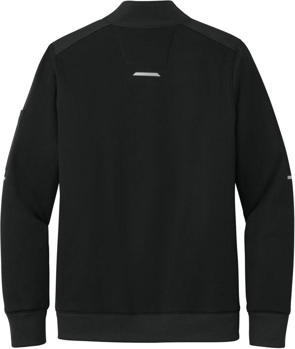 An image of a Custom Carhartt FLD & RSCU One Half Zip Mid Layer in Black!