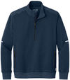 An image of a Custom Carhartt FLD & RSCU One Half Zip Mid Layer in Dark Navy!