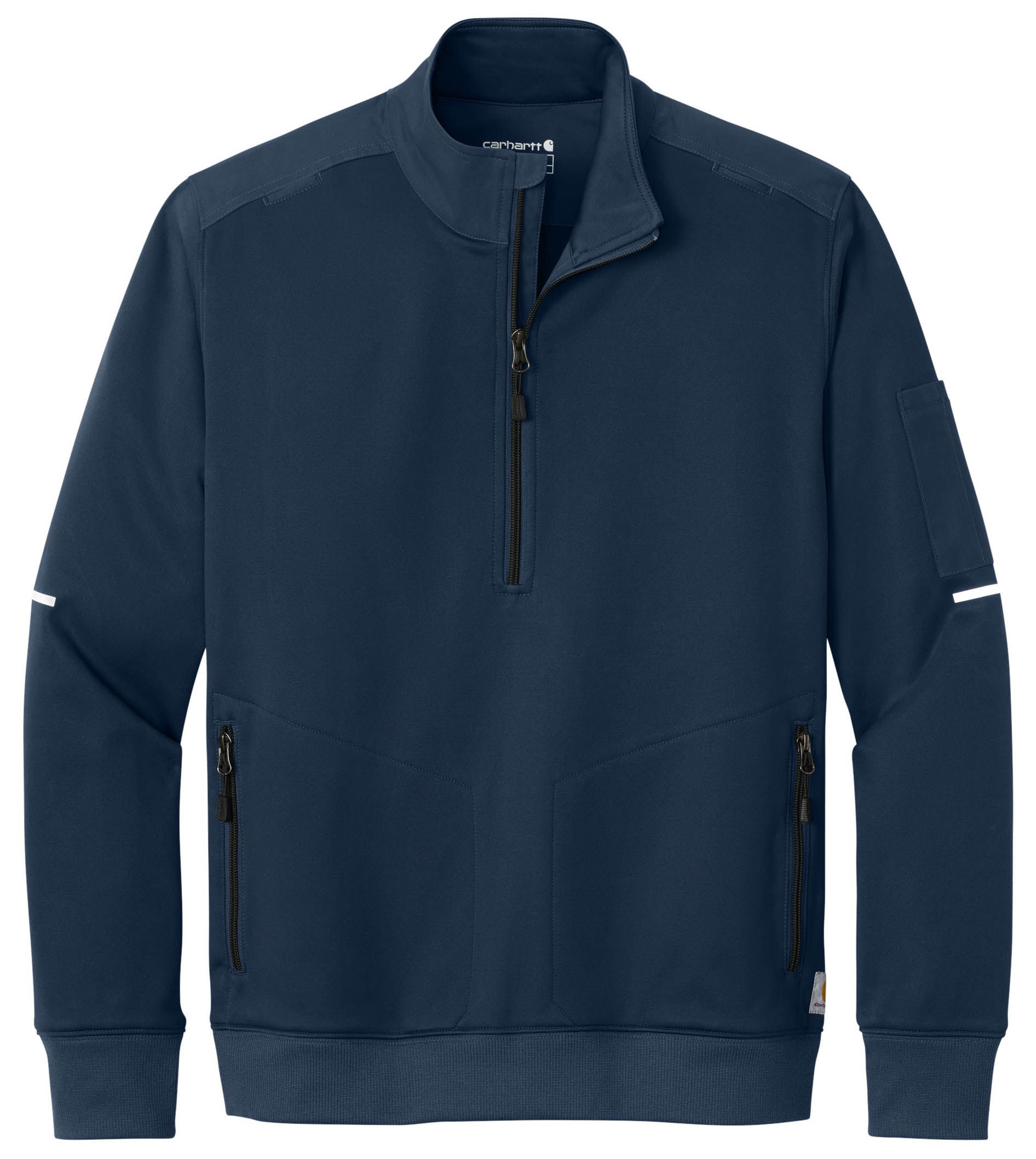 Carhartt FLD & RSCU One Half Zip Mid Layer in Dark Navy