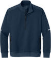 An image of a Custom Carhartt FLD & RSCU One Half Zip Mid Layer in Dark Navy!
