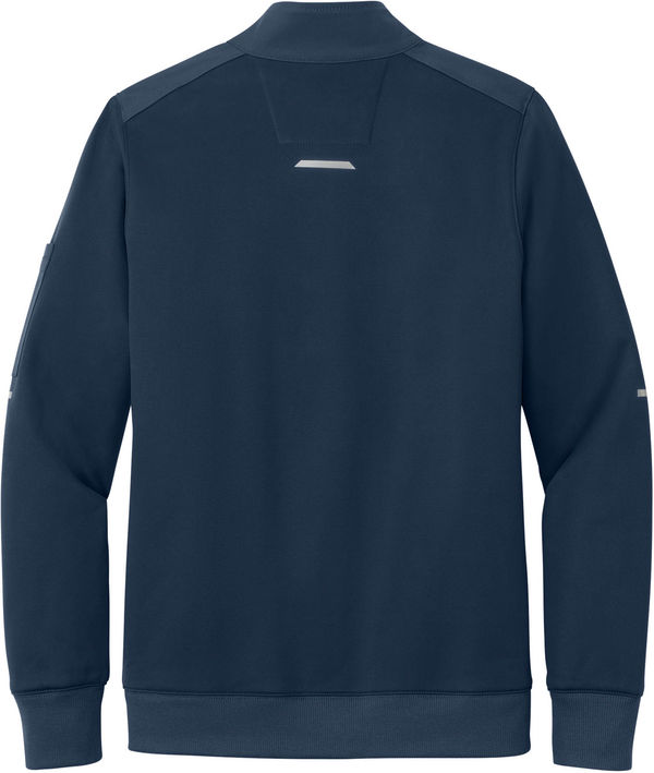 An image of a Custom Carhartt FLD & RSCU One Half Zip Mid Layer in Dark Navy!