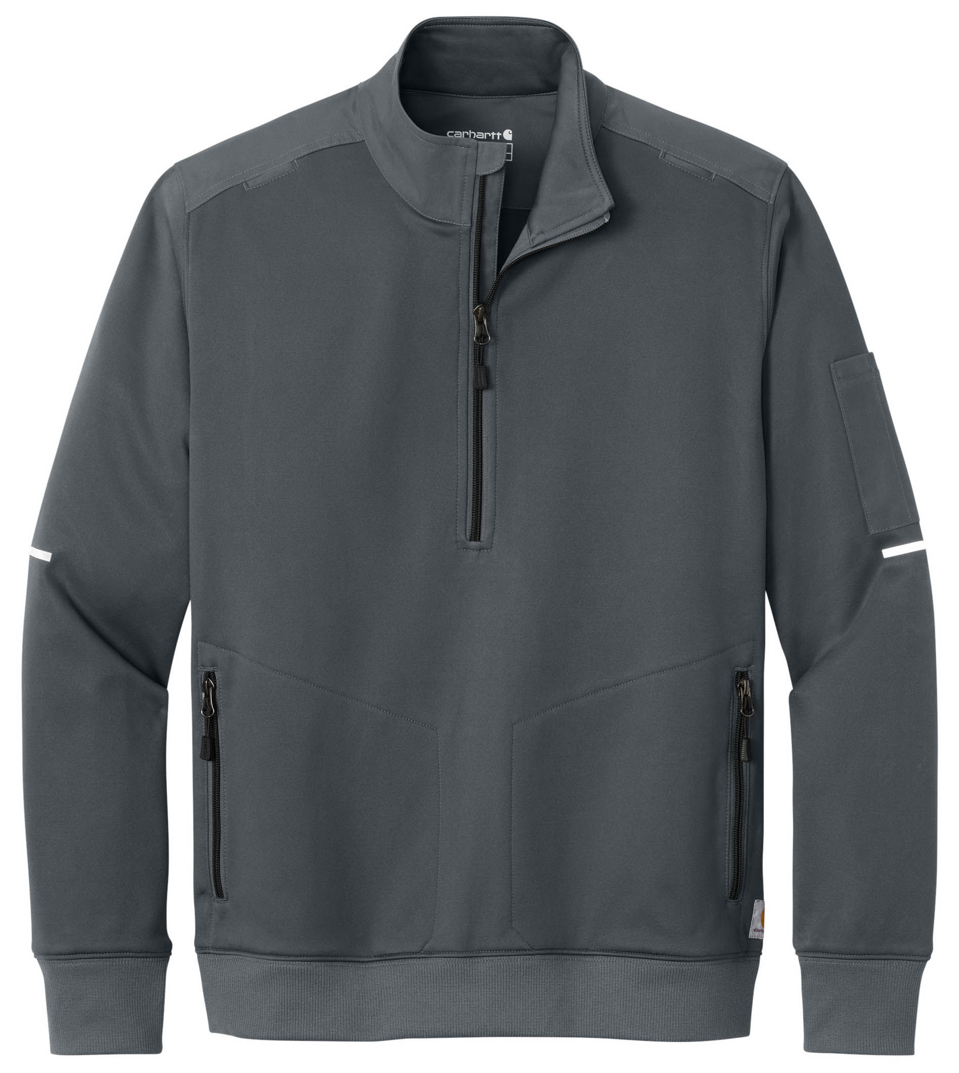 Carhartt FLD & RSCU One Half Zip Mid Layer in Pewter