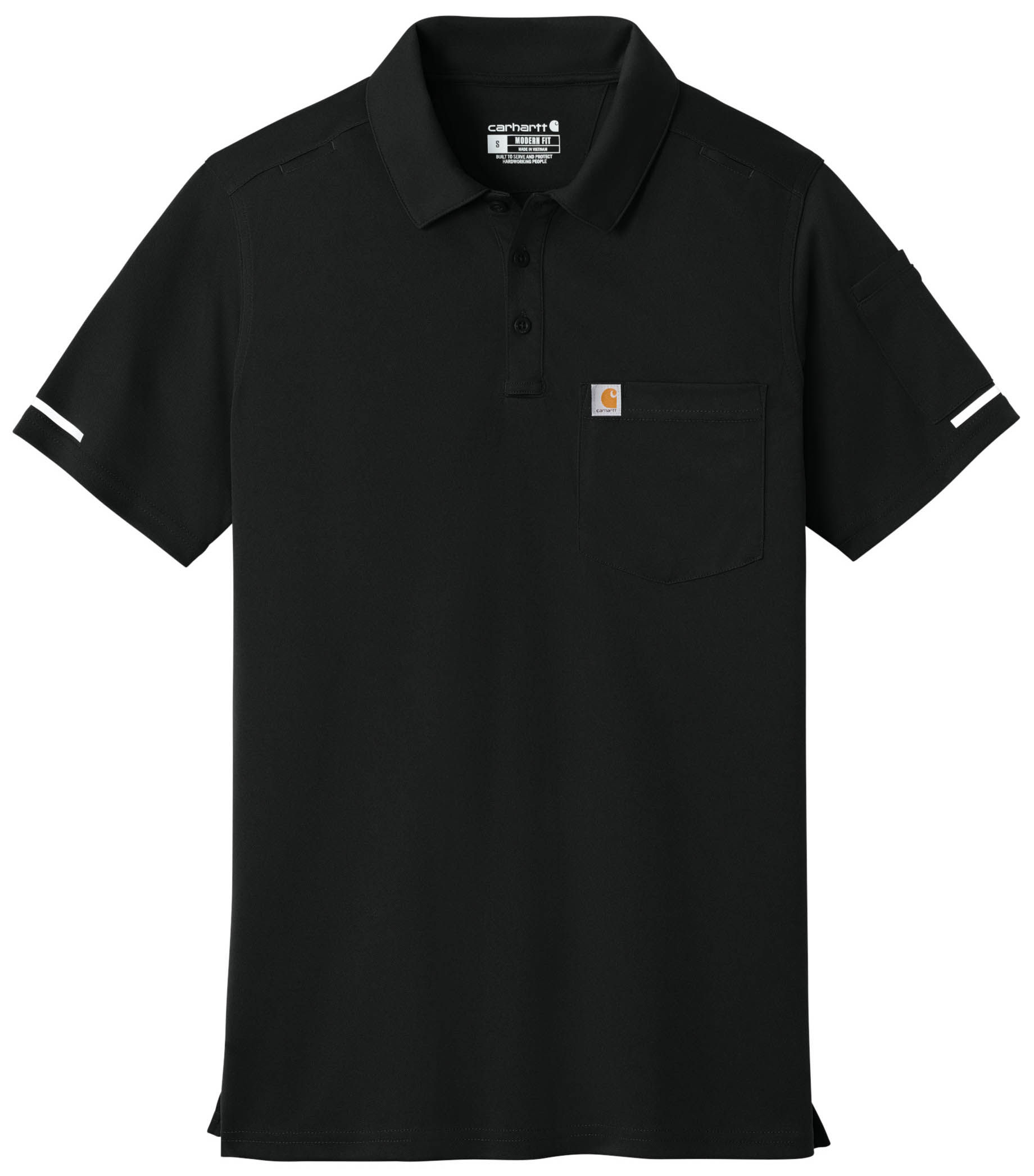 Carhartt FLD & RSCU Polo in Black