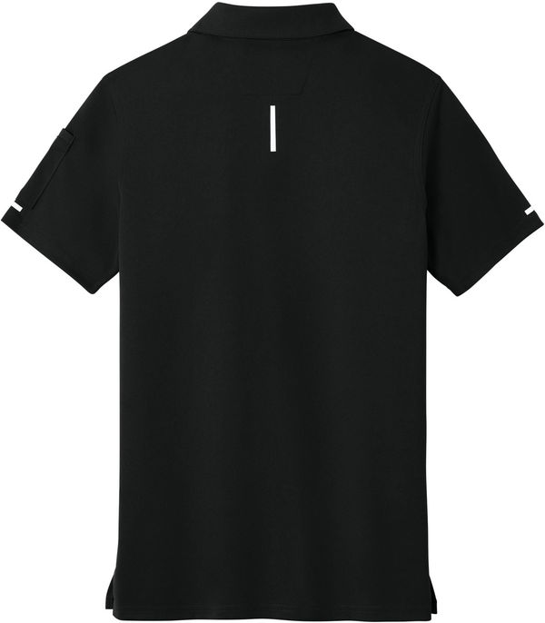 An image of a Custom Carhartt FLD & RSCU Polo in Black!