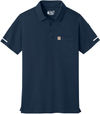 An image of a Custom Carhartt FLD & RSCU Polo in Dark Navy!