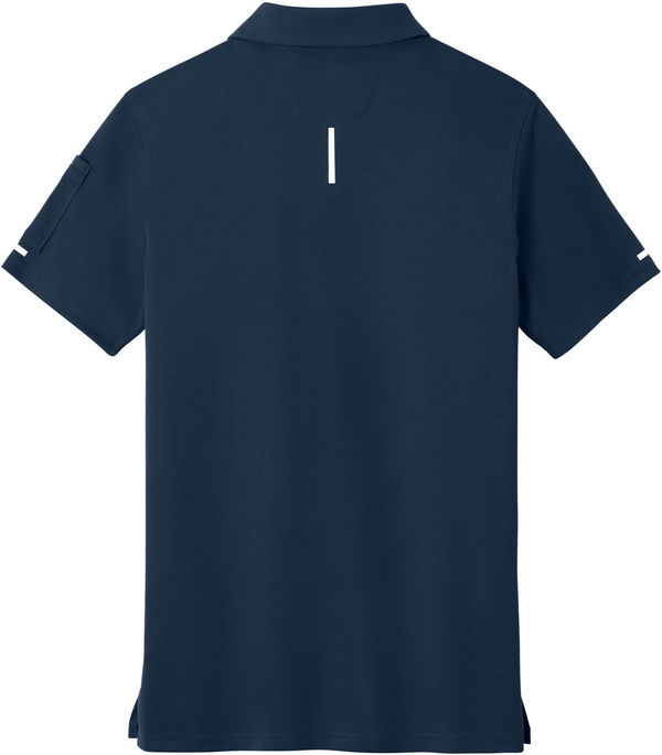 An image of a Custom Carhartt FLD & RSCU Polo in Dark Navy!