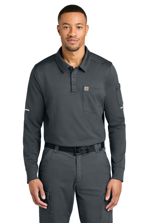 Carhartt FLD & RSCU  Long Sleeve Polo
