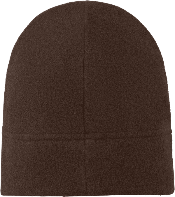 An image of a Custom Carhartt Fleece Hat in Dark Brown!
