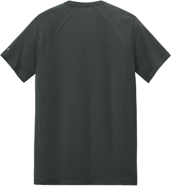An image of a Custom Carhartt Force Short Sleeve Pocket T Shirt in Black!