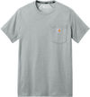 An image of a Custom Carhartt Force Short Sleeve Pocket T Shirt in Carbon Heather!