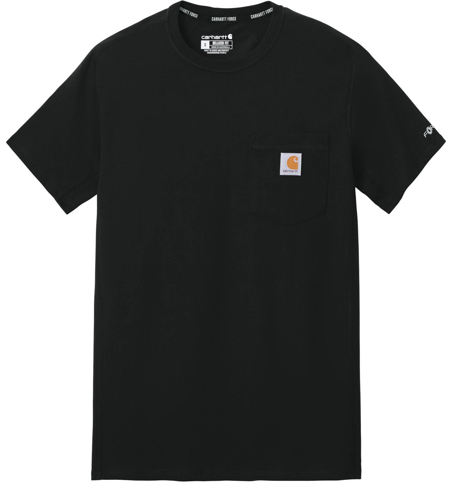 Carhartt Force Short Sleeve Pocket T Shirt in Navy