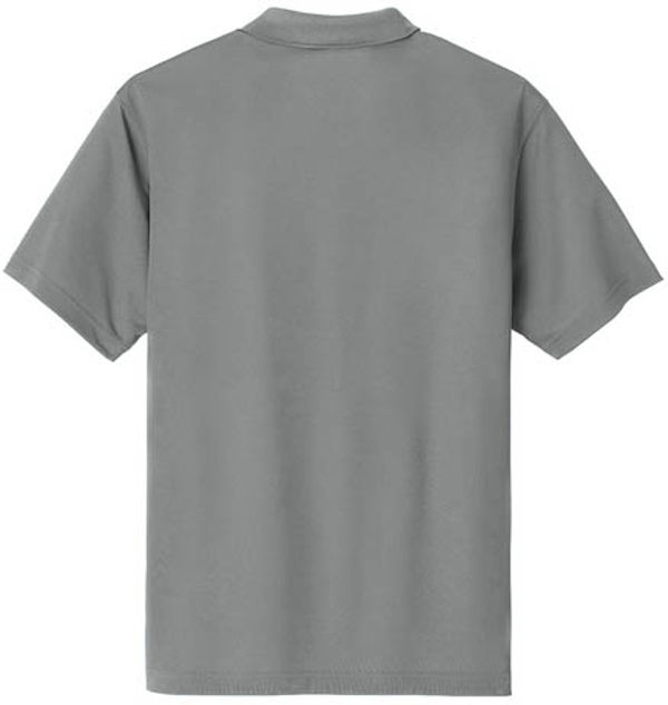 An image of a Custom Carhartt Force Snag Resistant Pocket Polo in Asphalt Grey!