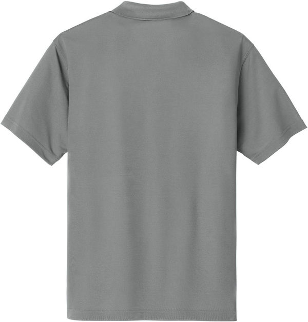 An image of a Custom Carhartt Force Snag Resistant Pocket Polo in Asphalt Grey!