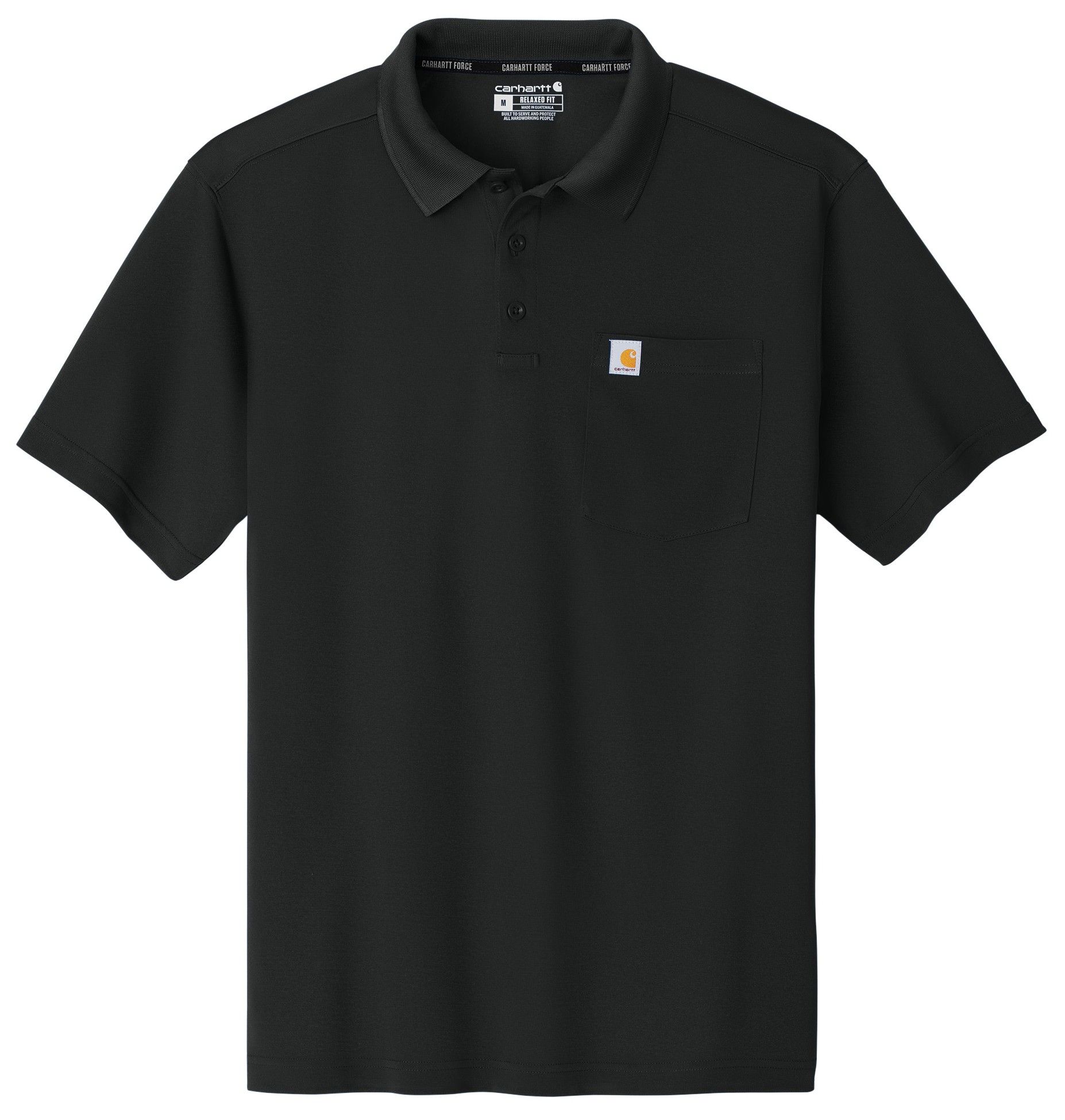 Carhartt Force Snag Resistant Pocket Polo in Black