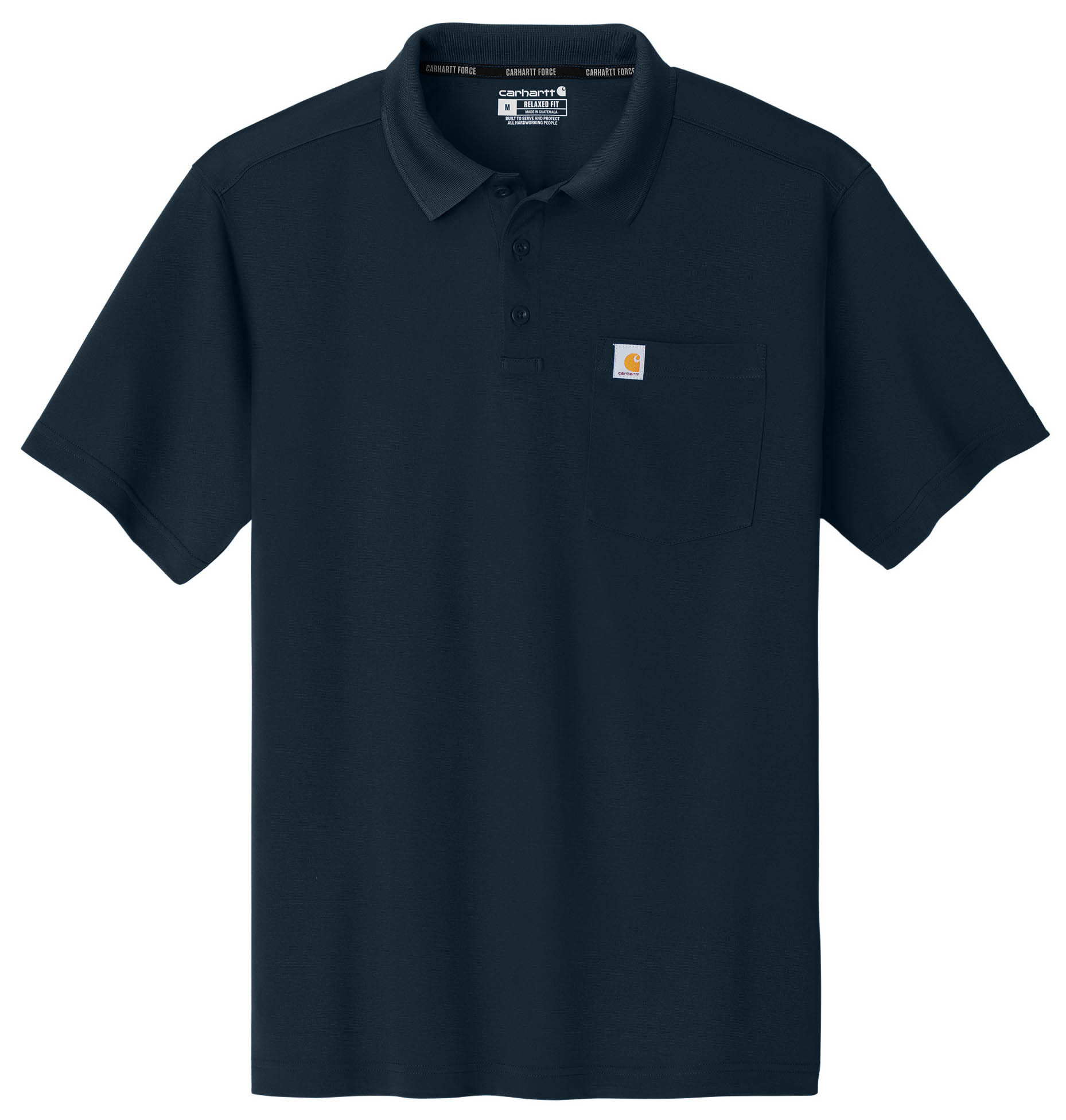 Carhartt Force Snag Resistant Pocket Polo in Navy