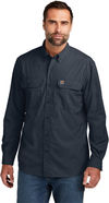 An image of a Custom Carhartt Force Solid Long Sleeve Shirt!