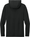 An image of a Custom Carhartt Force Sun Defender Long Sleeve Hooded T Shirt in Black!