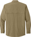 An image of a Custom Carhartt Force Sun Defender Long Sleeve Shirt in Dark Khaki!