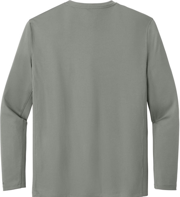 An image of a Custom Carhartt Force Sun Defender Long Sleeve T Shirt in Asphalt Grey!