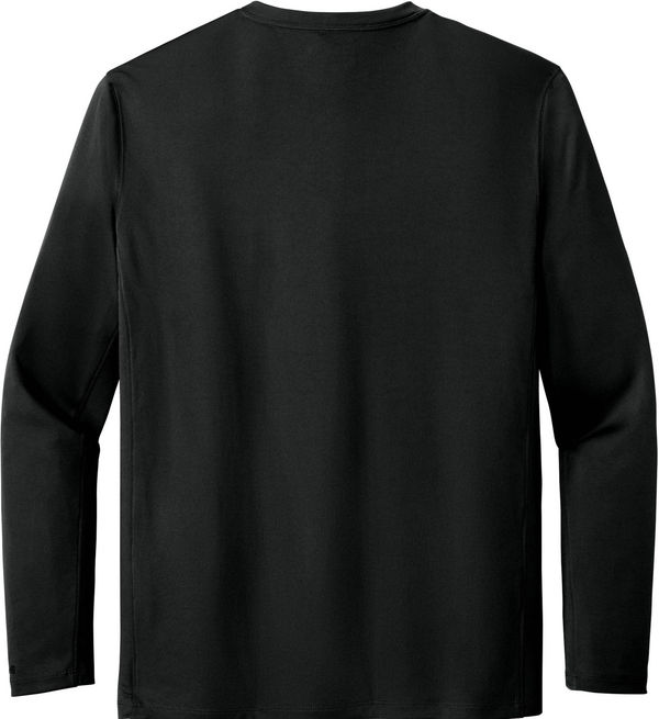 An image of a Custom Carhartt Force Sun Defender Long Sleeve T Shirt in Black!
